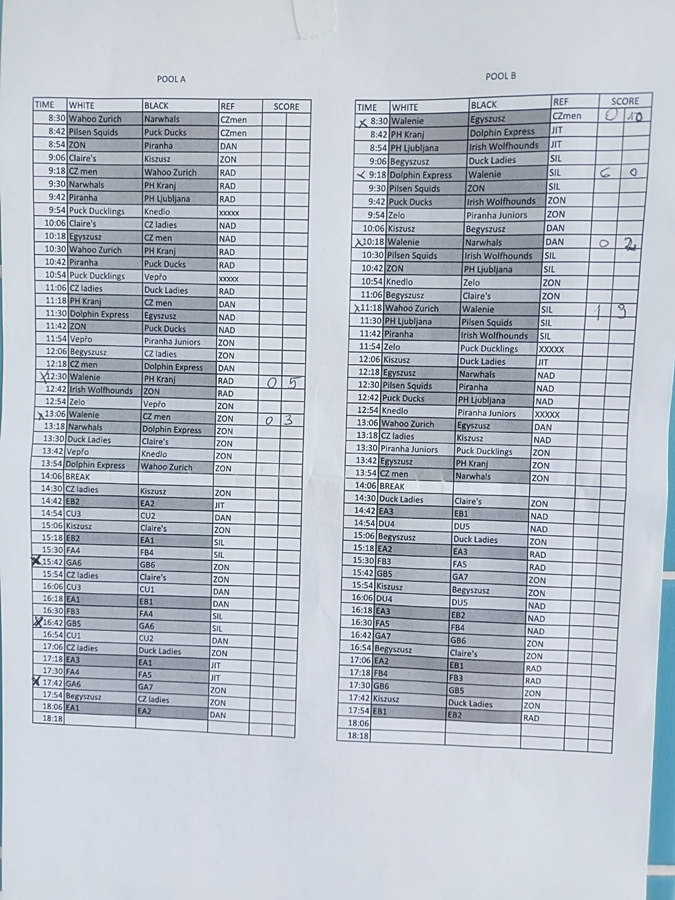 Hokej pod wodą Walenie Czeskie Budziejowice Bud Pig Cup 2025